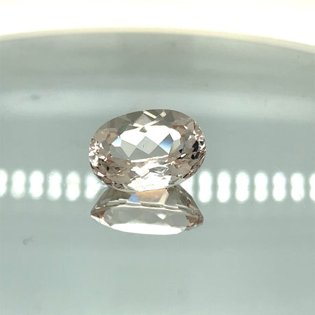 Natural Morganite 13.59 ct – Oval Cut, Unheated