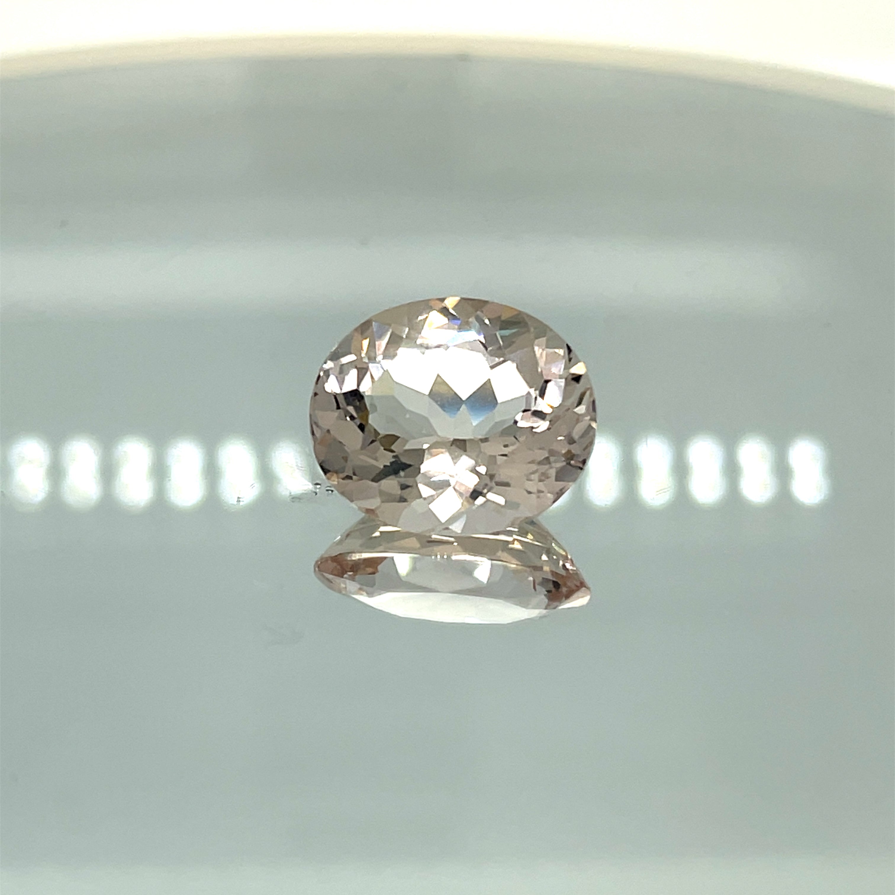 Natural Morganite 8.84 ct – Oval Cut, Unheated