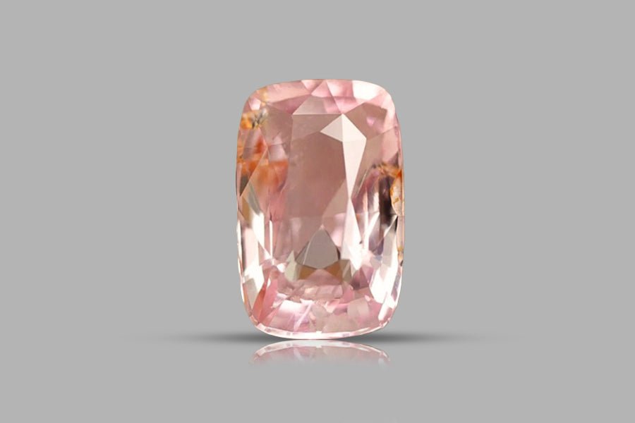 Natural Padparadscha Sapphire 1.06 ct – Antique Cushion, Untreated, Lotus Gemology Certified