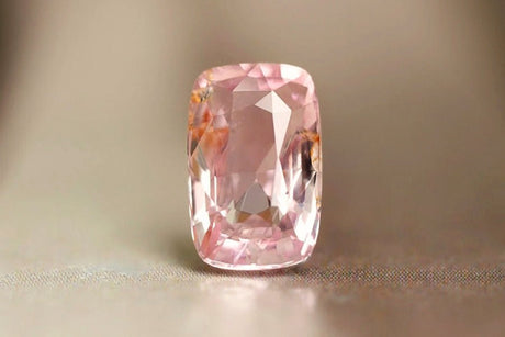 Natural Padparadscha Sapphire 1.06 ct – Antique Cushion, Untreated, Lotus Gemology Certified