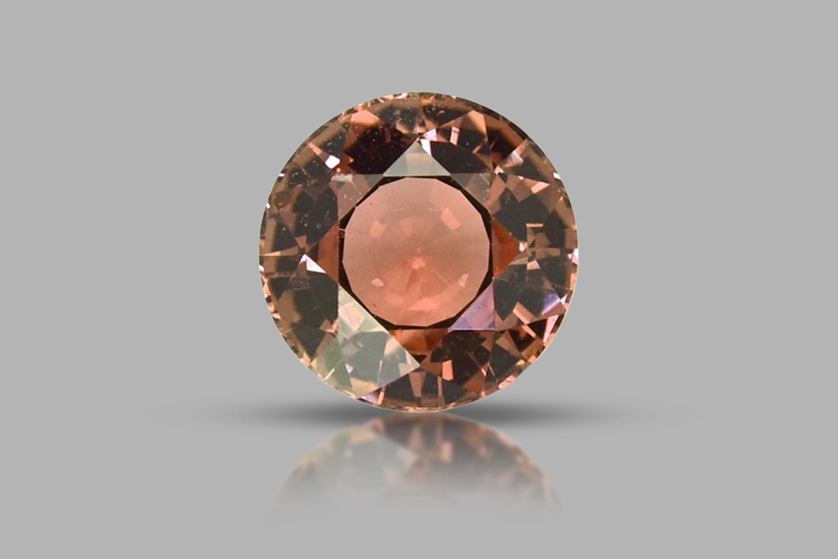 Natural Padparadscha Sapphire 1.07 ct – Round Cut, Untreated, Certified