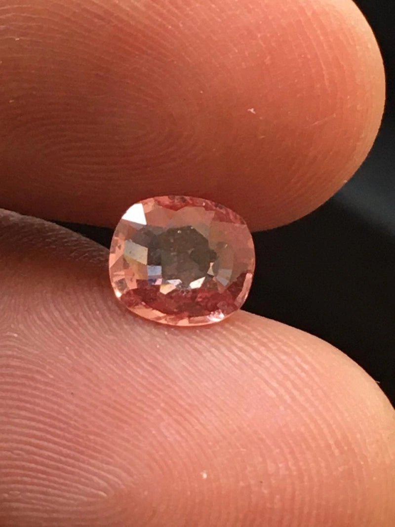 Natural Padparadscha Sapphire 1.08 ct – Cushion Cut, Heated, GRS Certified