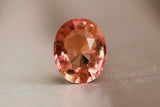 Natural Padparadscha Sapphire 1.08 ct – Oval Cut, Heated, GUILD Certified