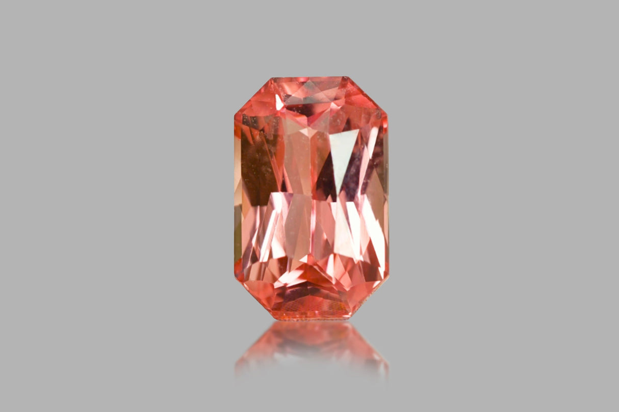 Natural Padparadscha Sapphire 1.14 ct – Octagon Cut, Heated, GIA Certified