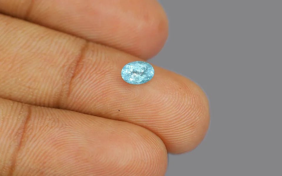 Natural Paraiba Tourmaline 0.46 ct – Oval Cut, Heated, AIGS Certified
