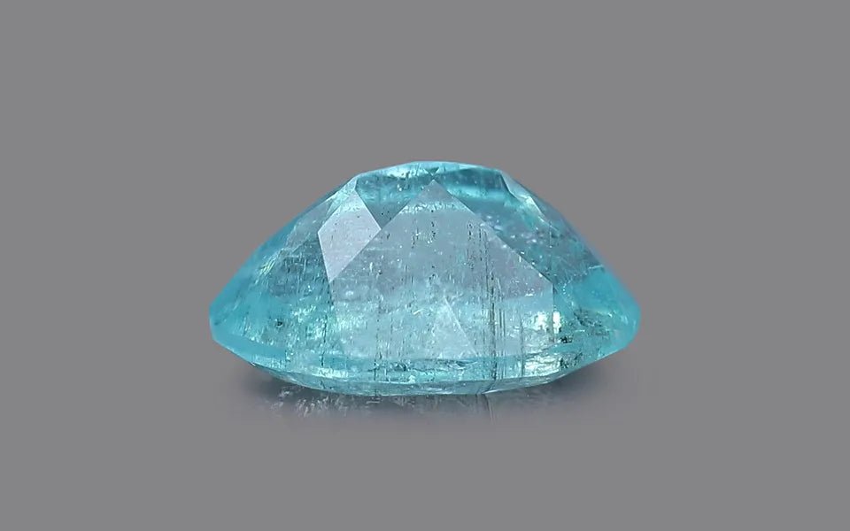 Natural Paraiba Tourmaline 0.46 ct – Oval Cut, Heated, AIGS Certified