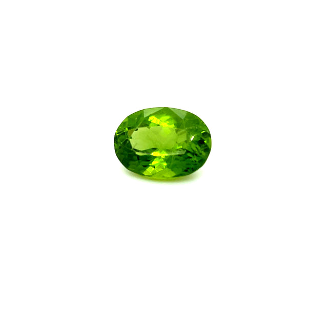 Natural Peridot 9.50 ct – Green, Oval Cut, Untreated