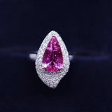Natural Pink Sapphire Engagement Ring 2.52 ct – 18K White Gold
