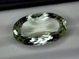 Natural Prasiolite 14.56 ct – Green Amethyst, Oval Cut, Untreated, Africa