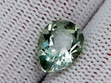 Natural Prasiolite 3.45 ct – Green Amethyst, Pear Cut, Heat Treated