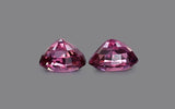Natural Purple Spinel Pair 6.31 ct – Oval Cut, Untreated, Tanzania