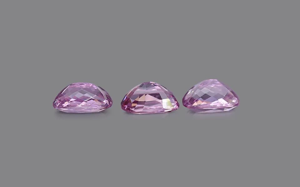 Natural Purple Spinel Set 10.21 ct – Cushion Cut, Untreated, Tanzania