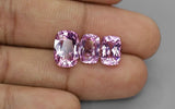 Natural Purple Spinel Set 10.21 ct – Cushion Cut, Untreated, Tanzania