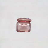 Natural Red Apatite 2.01 ct – Light Orangy Red, Emerald Cut, Untreated