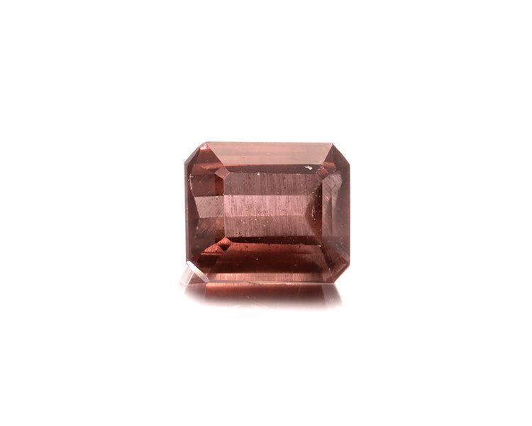 Natural Red Apatite 2.03 ct – Light Orangy Red, Emerald Cut, Untreated