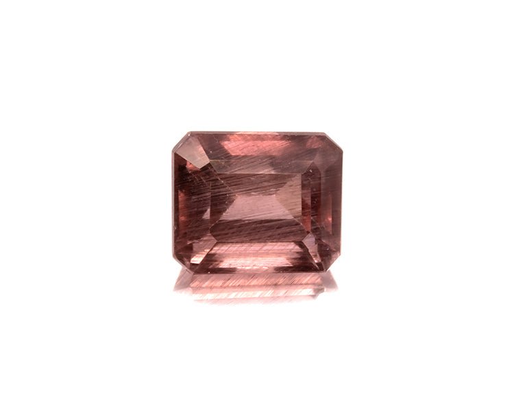 Natural Red Apatite 2.11 ct – Light Orangy Red, Asscher Cut, Untreated