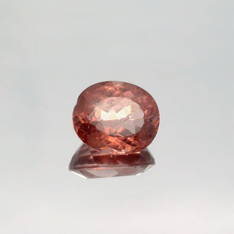 Natural Red Apatite 3.13 ct – Light Orangy Red, Oval Cut, Untreated
