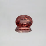 Natural Red Apatite 3.95 ct – Light Orangy Red, Oval Cut, Untreated
