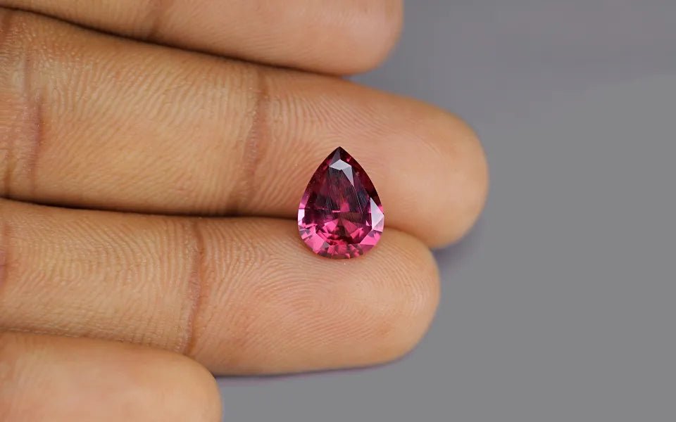 Natural Red Spinel 3.23 ct – Pear Cut, Untreated, Lotus Certified, Sri Lanka