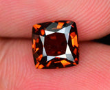 Natural Red Zircon 2.25 ct – Square Octagonal Cut, Untreated