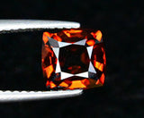 Natural Red Zircon 2.25 ct – Square Octagonal Cut, Untreated