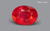 Natural Ruby 0.82 ct – Oval Cut, Heated, ITLGR Certified
