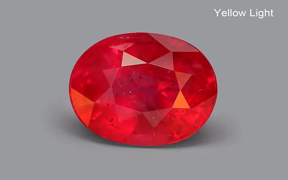 Natural Ruby 0.82 ct – Oval Cut, Heated, ITLGR Certified