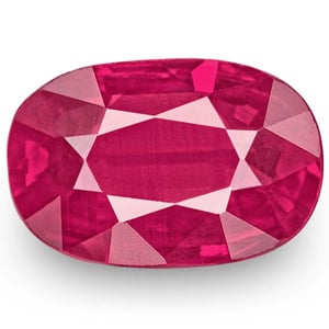 Natural Ruby 0.90 ct – Oval Cut, Neon Pinkish Red, IGI Certified, Untreated