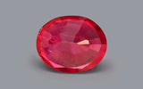 Natural Ruby 0.91 ct – Oval Cut, Pinkish Red, Unheated & Untreated, IGI Certified