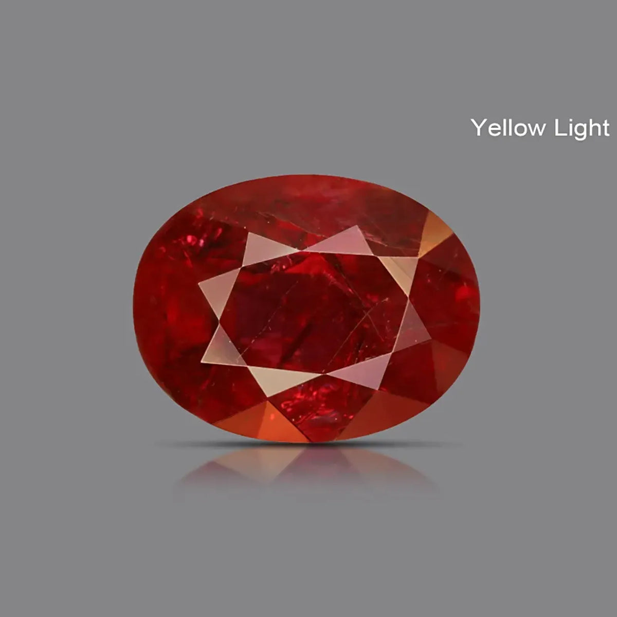 Natural ruby, pigeon blood, oval cut, 2.13 ct, loose gemstone, view 3.