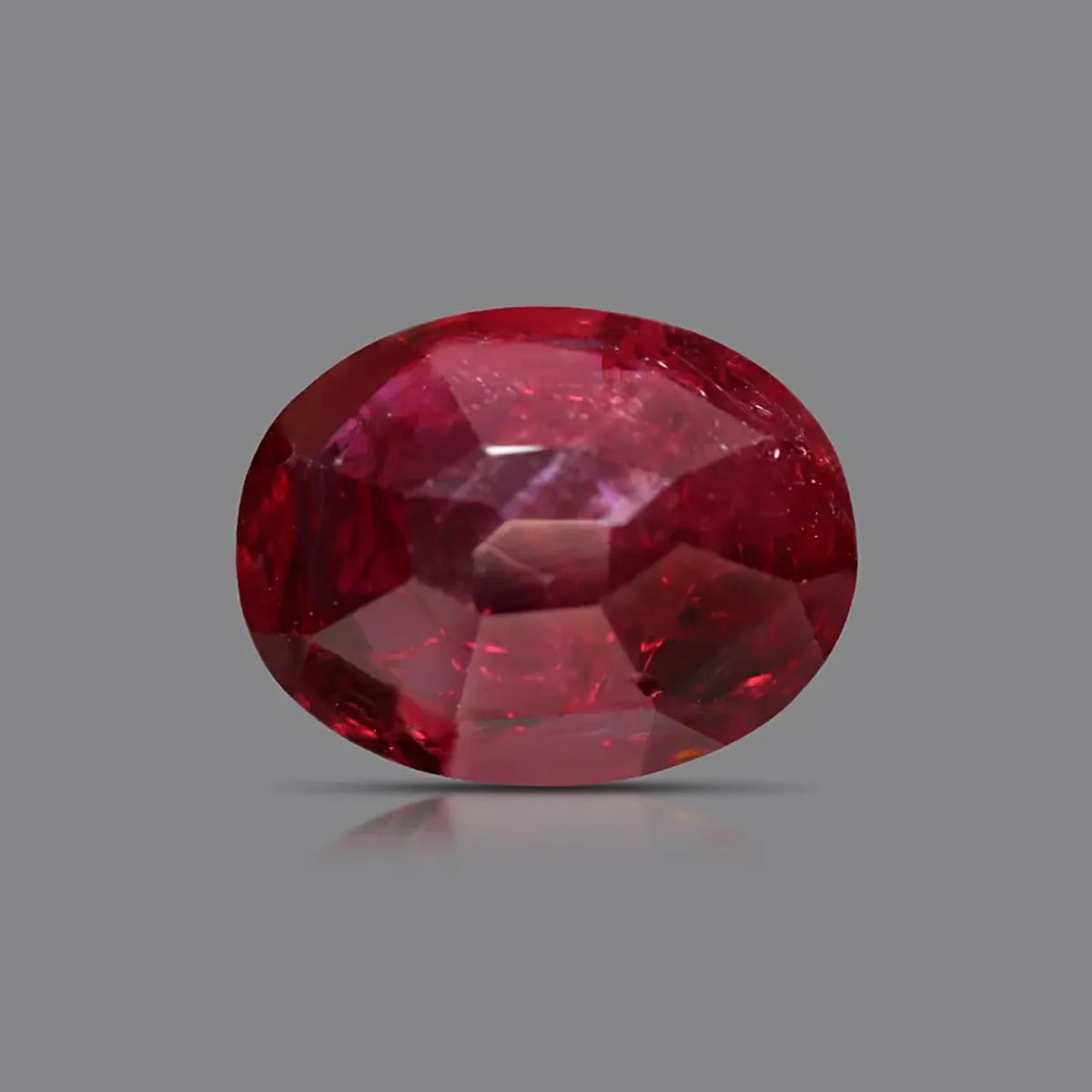 Natural ruby, pigeon blood, oval cut, 2.13 ct, loose gemstone, view 2.