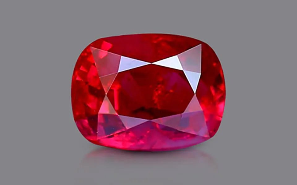 Natural Ruby 2.30 ct – Vivid Red "Pigeon’s Blood", Cushion Cut, Burma, GRS Certified