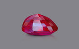 Natural Ruby 2.30 ct – Vivid Red "Pigeon’s Blood", Cushion Cut, Burma, GRS Certified