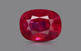 Natural Ruby 2.57 ct – Vivid Red "Pigeon’s Blood", Oval Cut, Untreated, Burma, GRS Certified