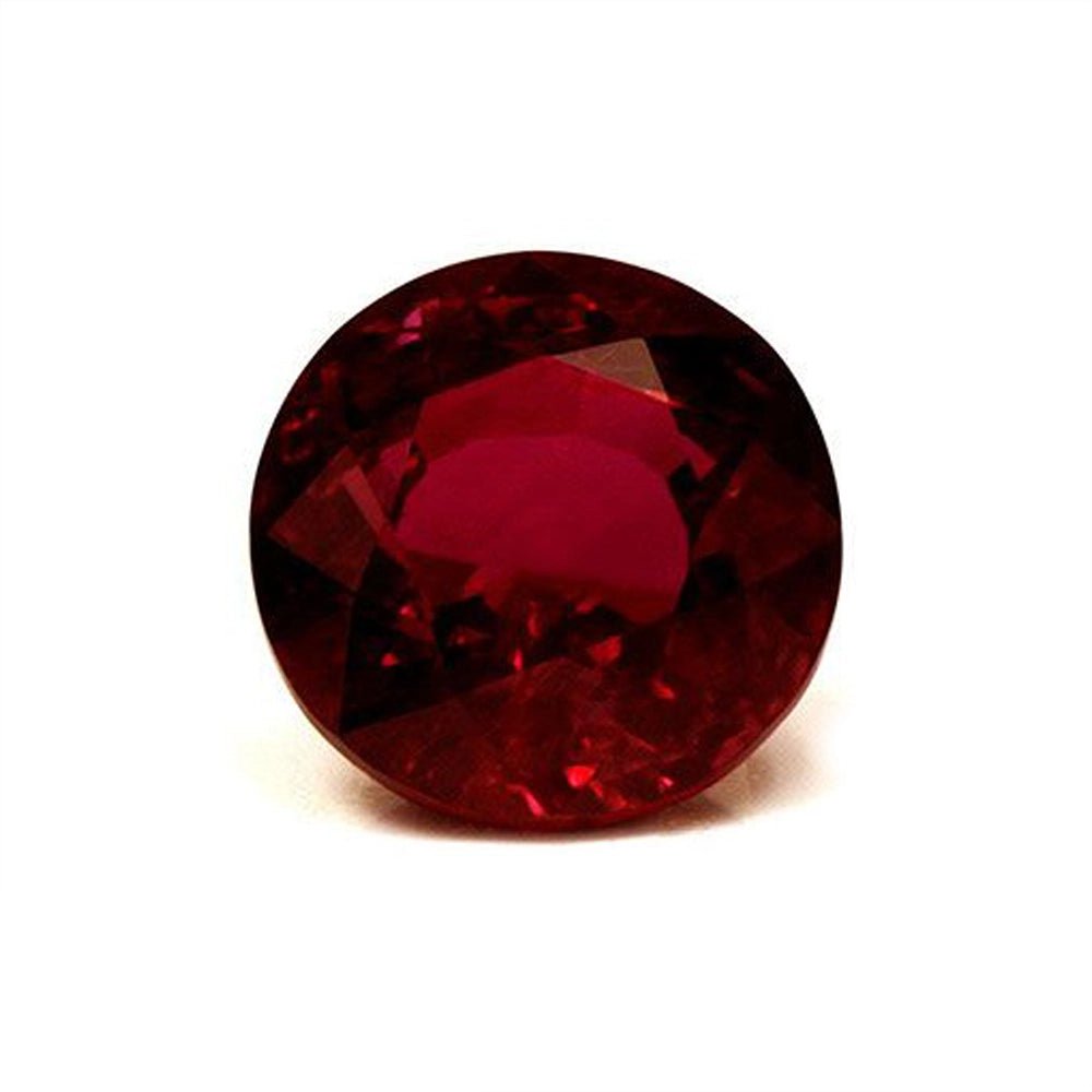 Natural Ruby - 2.82 ct, Round, GIA Certified