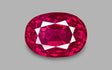 Natural Ruby 3.48 ct – Pinkish Red, Oval Cut, Untreated, Burma (Mogok), GRS Certified
