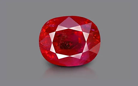 Natural Ruby 4.24 ct – Vivid Red "Pigeon’s Blood", Oval Cut, Burma, GRS Certified