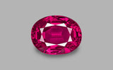 Natural Ruby 4.78 ct – Purple - Red, Oval Cut, Burma, GIA Certified