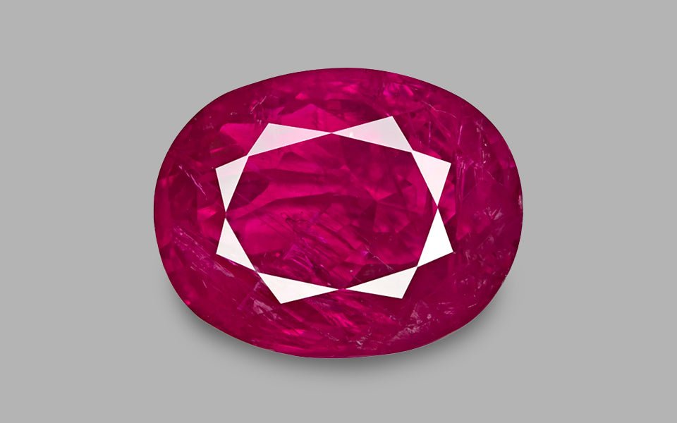 Natural Ruby 6.61 ct – Purplish Red, GIA Certified, Untreated