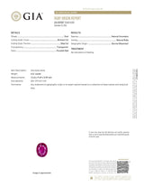 Natural Ruby 6.61 ct – Purplish Red, Oval Cut, Burma, GIA Certified, Untreated