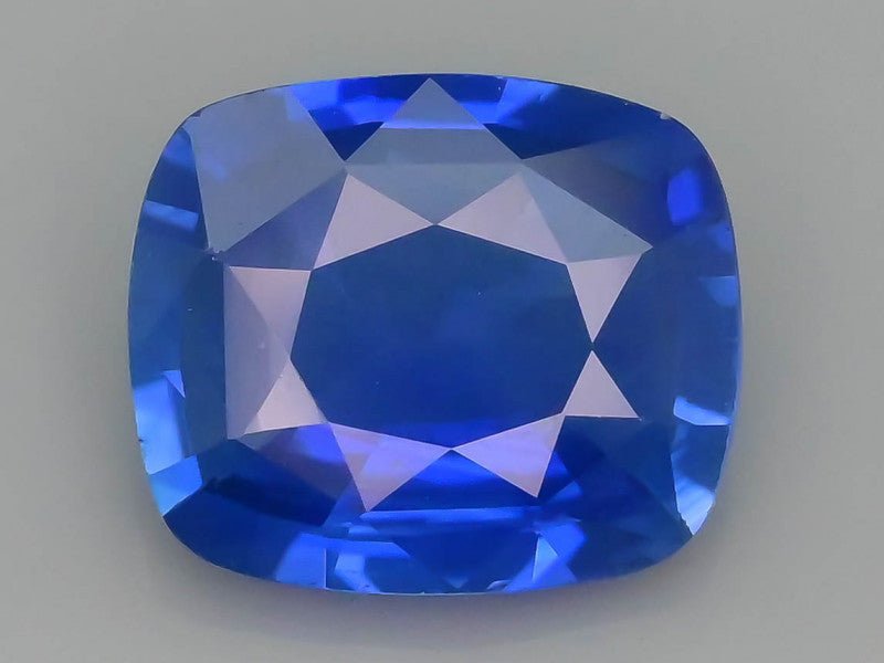 Natural Sapphire 2.10 ct – Cornflower Blue, Cushion Cut