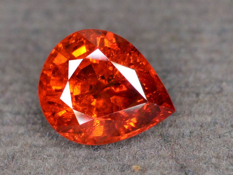 Natural Spessartite Garnet 1.55 ct – Pear Cut, Untreated