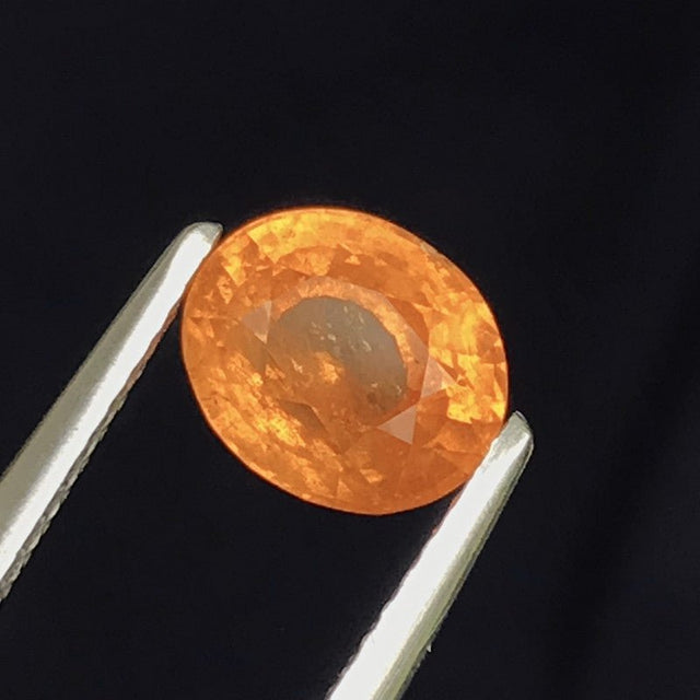 Natural Spessartite Garnet 2.22 ct – Oval Cut, Untreated