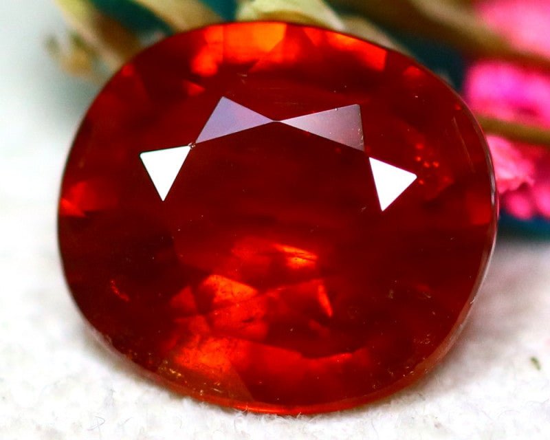 Natural Spessartite Garnet 5.30 ct – Oval Cut, Untreated