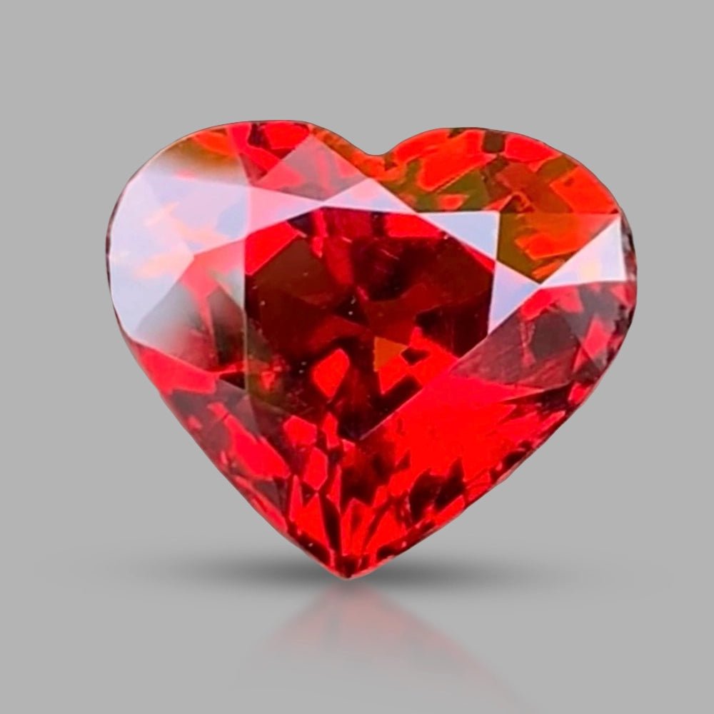 Natural Spessartite Garnet - 7.45 ct, Heart Cut