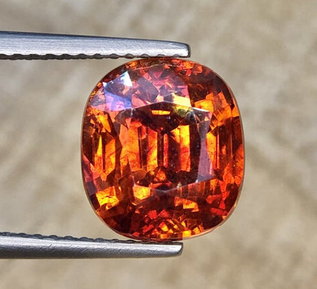 Natural Sphalerite 6.01 ct – Cushion Cut, Untreated, Africa