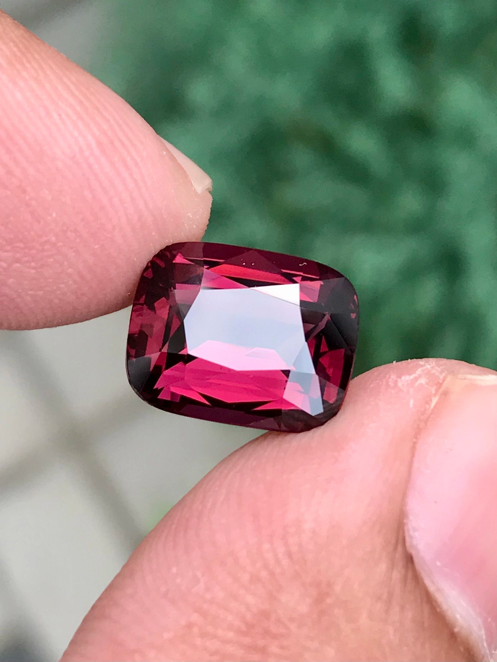 Natural Spinel 6.06 ct – Cushion Cut, Untreated, Reddish Pink, Tanzania