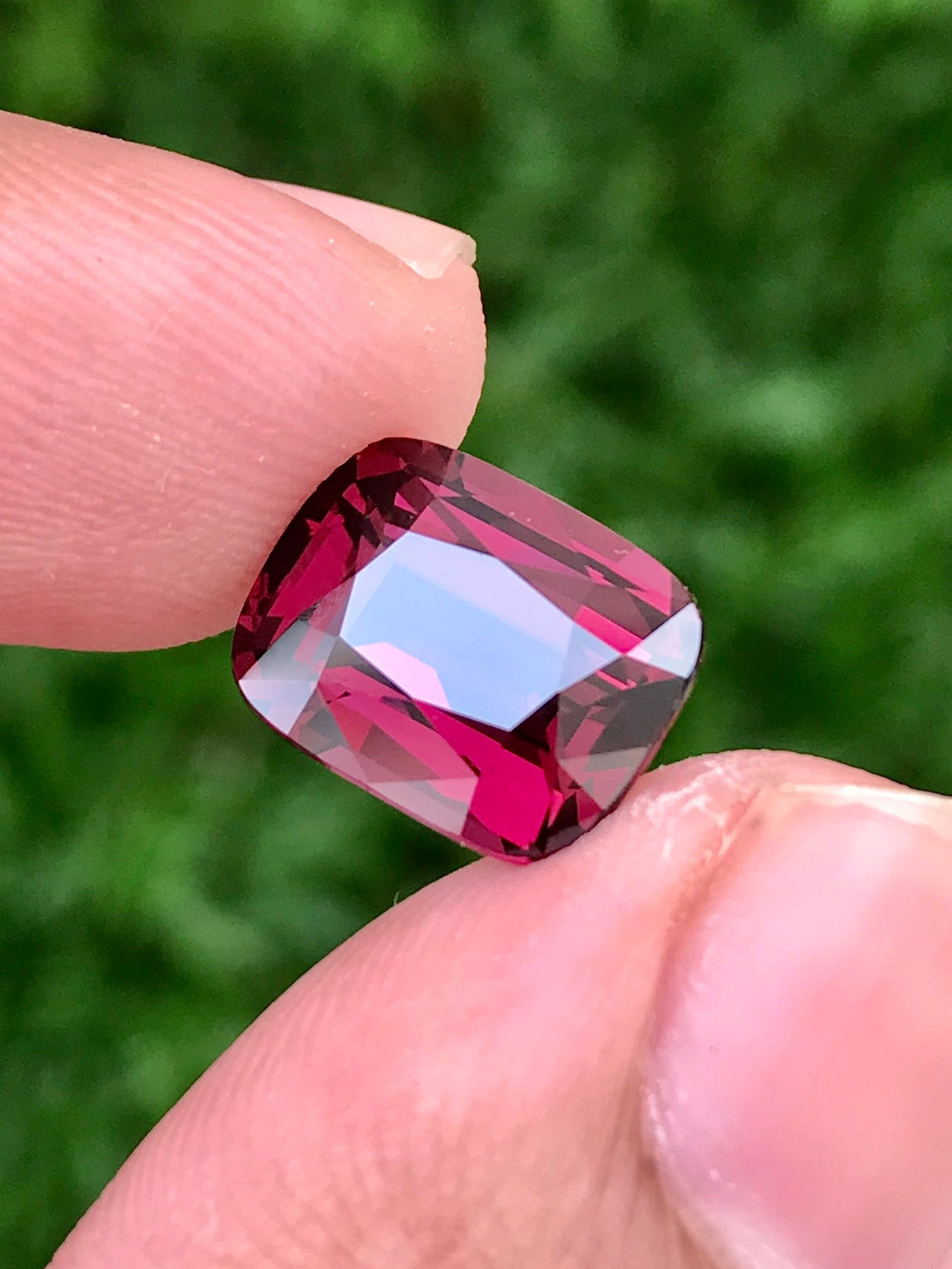 Natural Spinel 6.06 ct – Cushion Cut, Untreated, Reddish Pink, Tanzania