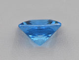 Natural Swiss Blue Topaz 21.79 ct – Square Cut, ČGL Certified