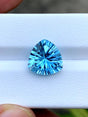Natural Swiss Blue Topaz 4.03 ct – Trillion Cut, Irradiated